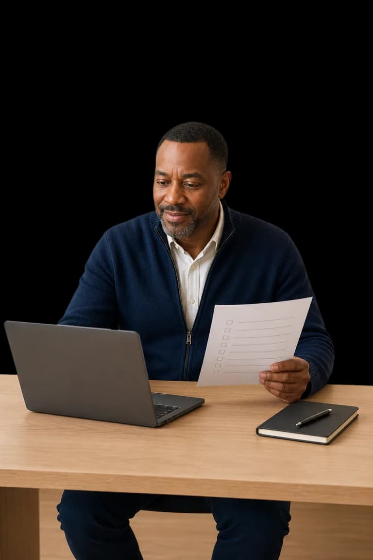 A dedicated Sato account manager reviewing a supported business system.